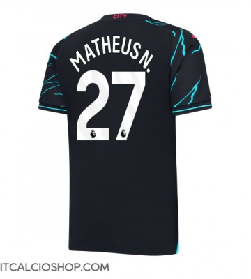 Manchester City Matheus Nunes #27 Terza Maglia 2023-24 Manica Corta